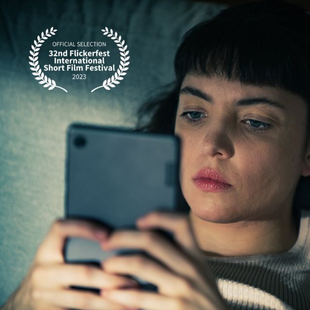 Stream is having its world premiere at the biggest shorts festival in the country, @flickerfest ! Come watch it on the big screen with us! Tickets at the link in my bio. 
.
“A near-future live streamer, who broadcasts her dreams online, struggles with the fallout of her dwindling popularity.”
.
Thanks to the most talented cast and crew who worked on Stream, it was a dream collaborating with you and a dream seeing our cool and weird short come to life! 
.
Written and directed by me
Starring @__ameliabishop 
With @ricardovaveliuk and @danielleciaochau 
Executive producer @johnhipwelltv 
Assistant Producer @natalie17031 
Cinematography by @davidchandp 
Assisted by @andrea.joshua.asnicar 
Sound and original score by @nicholastodarellomusic 
Sound design by @danielbucknellau 
Production design by Lufan Shi
Art direction by @_melissaablack_ 
Production assistant @adelinesmithh 
Hair and makeup by @dnm_designfx 
Still photography by @richlowephotography 
.
#filmmaking #filmlife #melbournefilm #australianfilm #aussiefilm #director #femaledirector #femaledirectors #scifi #scifishort #scifishortfilm #flickerfest #flickerfest2023